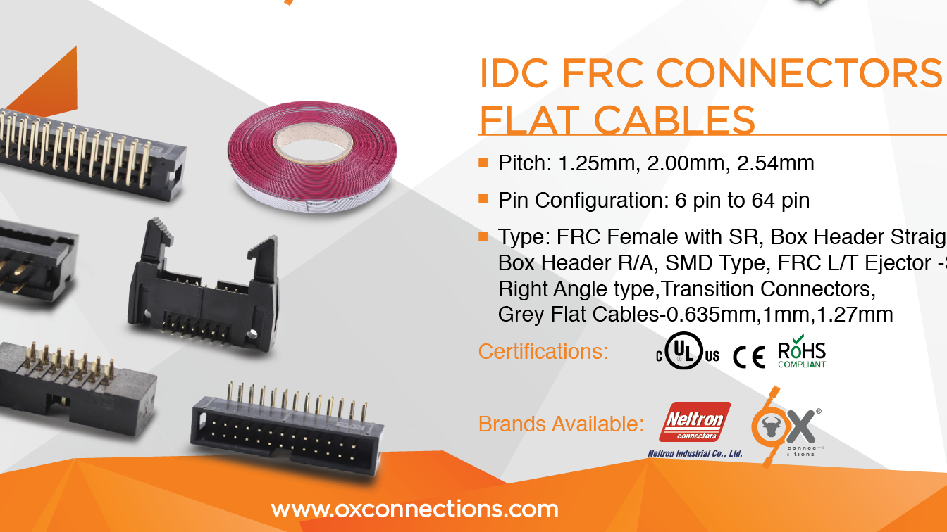 IDC FRC Connectors & Flat Cables