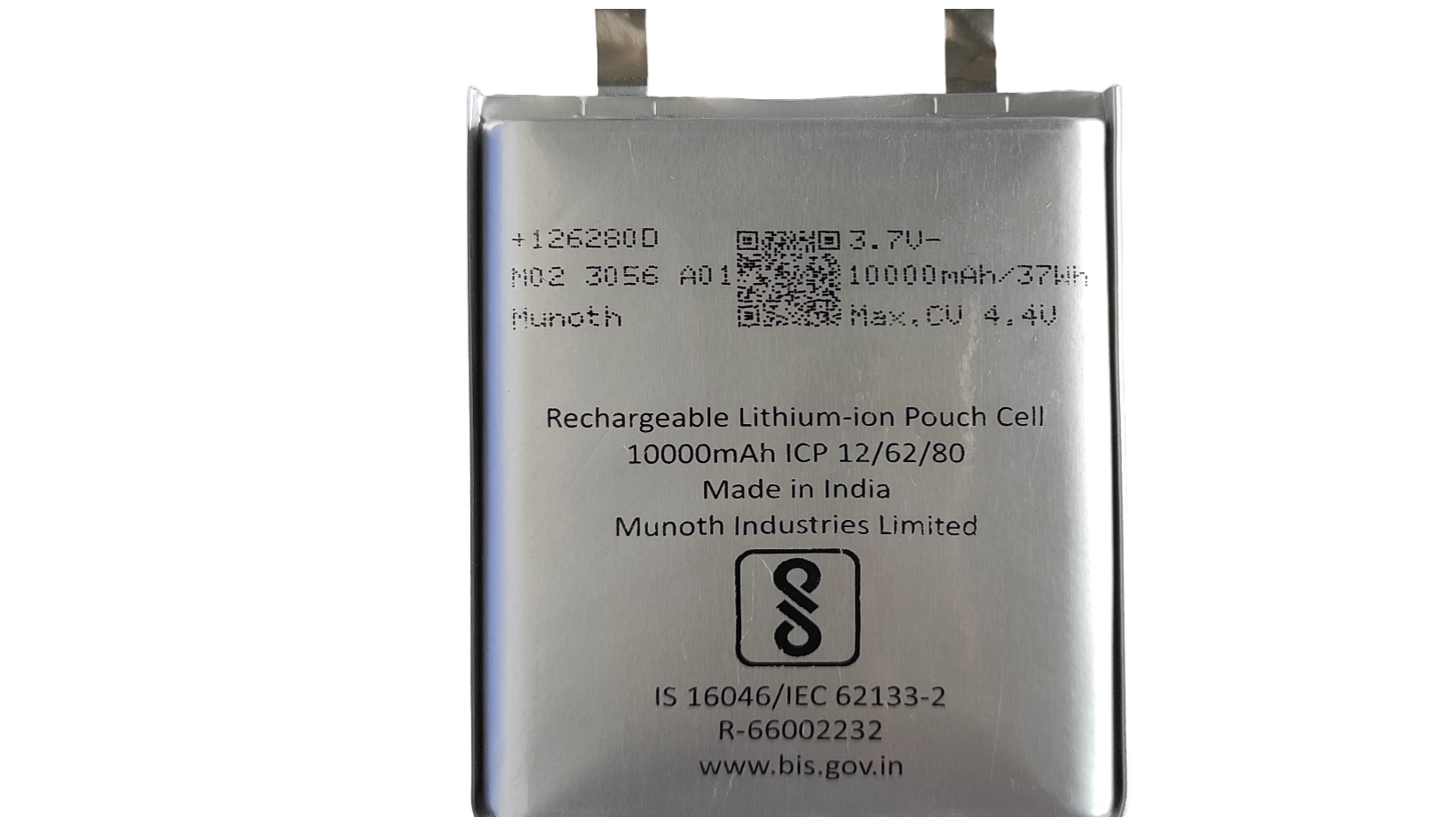 Lithium Polymer Cells ( Pouch Cells ) 10AH